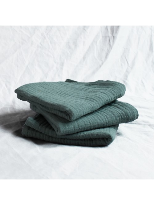 Pieluszka muślinowa CHŁODNY ZIELONY