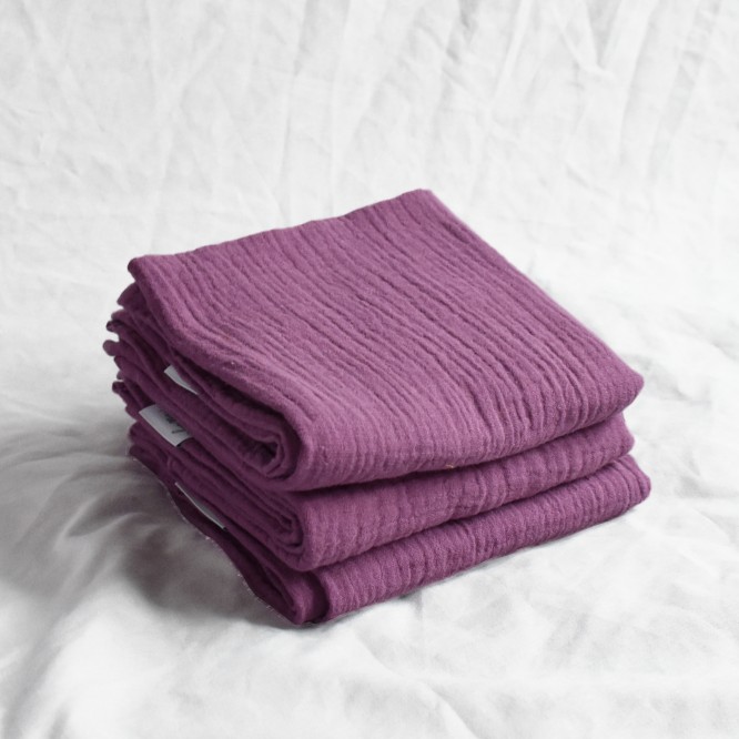 Pieluszka muślinowa FIOLET