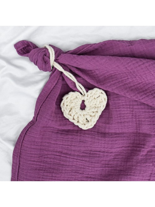 Zawieszka #14 serce naturalne beżowe