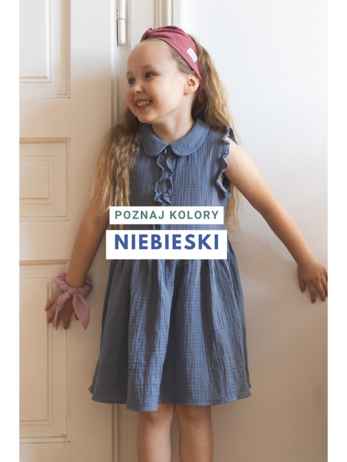 Męska koszula muślinowa ze stójką