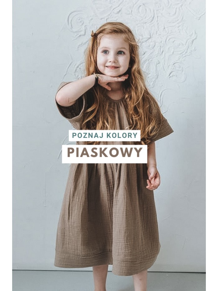 Męska koszula muślinowa ze stójką