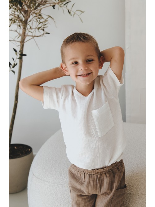 Muślinowa koszulka dla chłopca