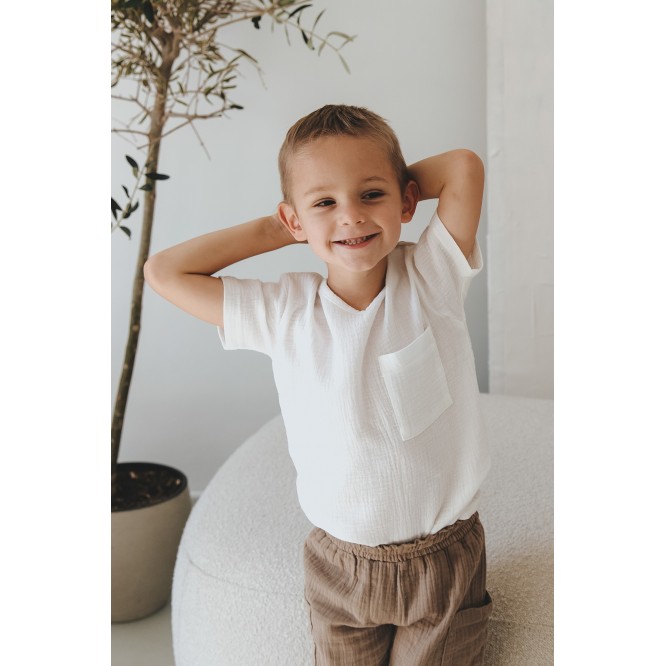 Muślinowa koszulka dla chłopca