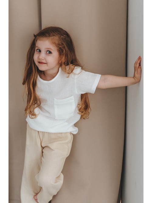 Muślinowa koszulka dla dziewczynki