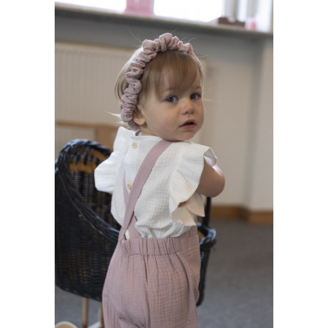 Marszczona opaska na gumce