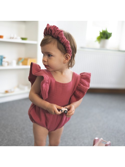 Muślinowe body z plecami V