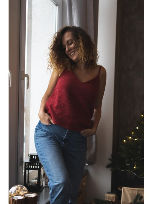 Klasyczny top na ramiączkach